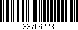 Código de barras (EAN, GTIN, SKU, ISBN): '33766223'