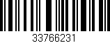Código de barras (EAN, GTIN, SKU, ISBN): '33766231'