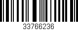 Código de barras (EAN, GTIN, SKU, ISBN): '33766236'