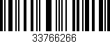 Código de barras (EAN, GTIN, SKU, ISBN): '33766266'