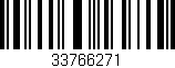 Código de barras (EAN, GTIN, SKU, ISBN): '33766271'