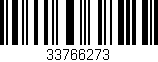 Código de barras (EAN, GTIN, SKU, ISBN): '33766273'