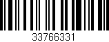 Código de barras (EAN, GTIN, SKU, ISBN): '33766331'