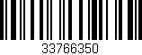 Código de barras (EAN, GTIN, SKU, ISBN): '33766350'