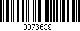 Código de barras (EAN, GTIN, SKU, ISBN): '33766391'