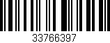 Código de barras (EAN, GTIN, SKU, ISBN): '33766397'