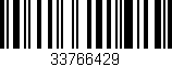 Código de barras (EAN, GTIN, SKU, ISBN): '33766429'