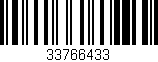 Código de barras (EAN, GTIN, SKU, ISBN): '33766433'