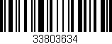 Código de barras (EAN, GTIN, SKU, ISBN): '33803634'