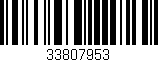 Código de barras (EAN, GTIN, SKU, ISBN): '33807953'
