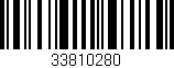 Código de barras (EAN, GTIN, SKU, ISBN): '33810280'