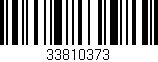 Código de barras (EAN, GTIN, SKU, ISBN): '33810373'