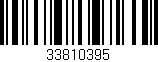 Código de barras (EAN, GTIN, SKU, ISBN): '33810395'