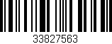 Código de barras (EAN, GTIN, SKU, ISBN): '33827563'