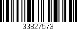 Código de barras (EAN, GTIN, SKU, ISBN): '33827573'