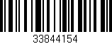 Código de barras (EAN, GTIN, SKU, ISBN): '33844154'