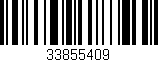 Código de barras (EAN, GTIN, SKU, ISBN): '33855409'