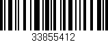 Código de barras (EAN, GTIN, SKU, ISBN): '33855412'