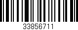Código de barras (EAN, GTIN, SKU, ISBN): '33856711'
