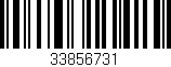 Código de barras (EAN, GTIN, SKU, ISBN): '33856731'