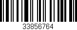 Código de barras (EAN, GTIN, SKU, ISBN): '33856764'