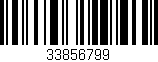 Código de barras (EAN, GTIN, SKU, ISBN): '33856799'