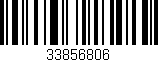 Código de barras (EAN, GTIN, SKU, ISBN): '33856806'