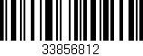 Código de barras (EAN, GTIN, SKU, ISBN): '33856812'