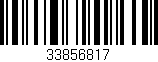 Código de barras (EAN, GTIN, SKU, ISBN): '33856817'