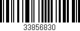 Código de barras (EAN, GTIN, SKU, ISBN): '33856830'