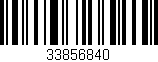 Código de barras (EAN, GTIN, SKU, ISBN): '33856840'