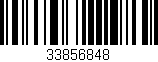 Código de barras (EAN, GTIN, SKU, ISBN): '33856848'