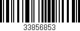 Código de barras (EAN, GTIN, SKU, ISBN): '33856853'