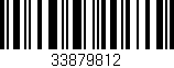 Código de barras (EAN, GTIN, SKU, ISBN): '33879812'