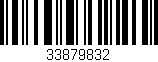 Código de barras (EAN, GTIN, SKU, ISBN): '33879832'