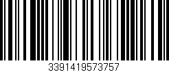 Código de barras (EAN, GTIN, SKU, ISBN): '3391419573757'