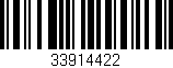 Código de barras (EAN, GTIN, SKU, ISBN): '33914422'