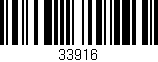 Código de barras (EAN, GTIN, SKU, ISBN): '33916'