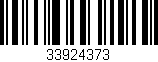 Código de barras (EAN, GTIN, SKU, ISBN): '33924373'