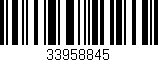 Código de barras (EAN, GTIN, SKU, ISBN): '33958845'