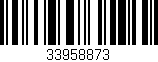 Código de barras (EAN, GTIN, SKU, ISBN): '33958873'