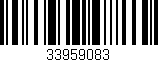 Código de barras (EAN, GTIN, SKU, ISBN): '33959083'