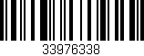 Código de barras (EAN, GTIN, SKU, ISBN): '33976338'