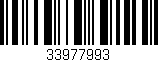 Código de barras (EAN, GTIN, SKU, ISBN): '33977993'