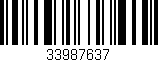 Código de barras (EAN, GTIN, SKU, ISBN): '33987637'
