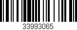 Código de barras (EAN, GTIN, SKU, ISBN): '33993065'