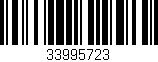 Código de barras (EAN, GTIN, SKU, ISBN): '33995723'