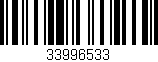 Código de barras (EAN, GTIN, SKU, ISBN): '33996533'