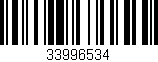 Código de barras (EAN, GTIN, SKU, ISBN): '33996534'