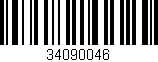 Código de barras (EAN, GTIN, SKU, ISBN): '34090046'